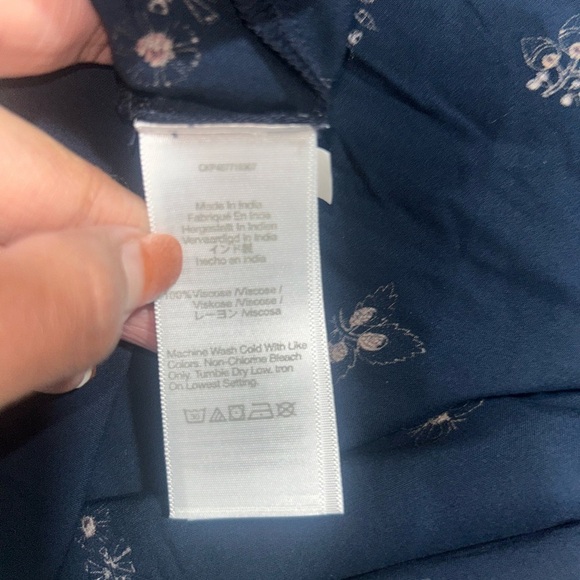 Madewell Plus Challis Midi Dress in Deep Indigo Floral - Picture 10 of 12